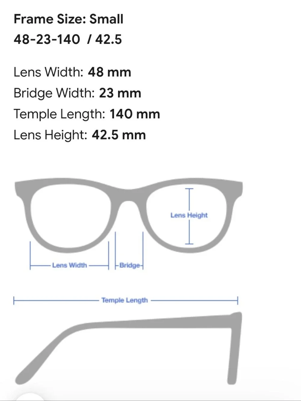 L.A.M.B. Black with Blue Nose Piece Round Frame Women's Eyeglasses LA082
